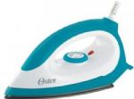 Oster GCSTBV4112-013 Non-stick Dry Iron, Polished aluminum base, Variable temperature control for different fabrics, Indicator light ready to use, Iron dry light, olor: Blue, Extinguished automatic: No, Autocleanliness: No, Function steam: No, Gyratory cable: Yes, Material of the base: Aluminium, Sprayer: No, Vertical steam: No, weight (kg): 0.9, Width: 26.1, Total height: 12.8, UPC 034264444232 (GCSTBV4112013 GCSTBV4112-013 GCSTBV4112013) 