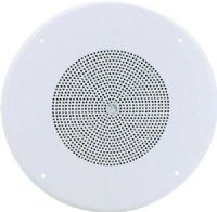 Atlas Sound GD87W Coaxial 8" Ceiling Speaker Loudspeaker, 1, 2, 4, 8W Power Capacity, 96dB Nominal Sensitivity, Integrated Crossover, 8" Treated Paper Low Frequency Driver, 3" High Frequency Driver, Wide frequency response with 105°, UPC 612079179985 (GD87W GD-87-W GD 87 W GD87 GD-87 GD 87) 