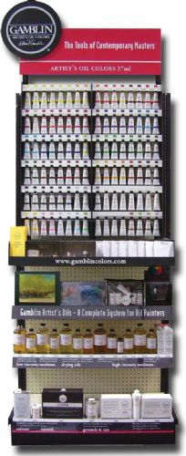 Gamblin GDISPAG36B Artists' Grade, 37ml Oil Paint Full Display Assortment; Gamblins Artists Grade Oil Color Set is intended to give painters a thoughtfully constructed palette of luscious, professional quality oil paints to support any style of painting; Is built around a primed, ready-to-use painting panel handcrafted in North America from sustainably forested birch; UPC N/A (GAMBLINGDISPAG36B GAMBLIN GDISPAG36B GDISPAG36 B GDISPAG 36B GDISPAG 36 B GAMBLIN-GDISPAG36B GDISPAG36-B
