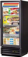 True GDM-12F-LD Swing Glass Door Merchandiser Freezer LED, 7.4 Amps, Bottom Compressor Location, 12 Cubic Feet, Glass Door Type, 1/3 Horsepower, 60 Hz, 1 Number of Doors, Swing Opening Style, 1 Phase, 3 Shelves, Floor Model Spatial Orientation, -10°F Temperature, 115 Voltage, Durable non-peel or chip laminated vinyl exterior, Energy efficient triple pane thermal insulated glass doors,  62.38" H x 24.88" W x 23.38" D (GDM12FLD GDM-12F-LD GDM12FLD) 