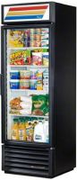 True GDM-19T-LD Swing Glass Door Merchandiser Refrigerator LED, 8.1 Amps, Bottom Compressor Location, 19 Cubic Feet, Glass Door Type, 1/3 Horsepower, 60 Hz, 1 Number of Doors, Swing Opening Style, 1 Phase, 4 Shelves, Floor Model Spatial Orientation, 33°F - 38°F Temperature, 115 Voltage, Internal lighting for easy illumination, Proper air sealing and temperature control, 78.63" H x 27" W x 24.83" D (GDM-19T-LD GDM19TLD GDM 19T LD) 