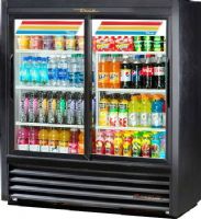 True GDM-41SL-54-LD Convenience Store Glass Door Merchandiser Refrigerator LED, 3.3 Amps, Bottom Compressor Location, 17 Cubic Feet, Glass Door Type, 1/5 Horsepower, 60 Hz., 2 Number of Doors, Sliding Opening Style, 1 Phase, 6 Shelves, Floor Model Spatial Orientation, Durable, non-peel or chip, laminated vinyl exterior, Energy efficient "Low-E" double pane thermal insulated glass doors (GDM41SL54LD GDM-41SL-54-LD GDM 41SL 54 LD) 