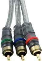 GE General Electric 87605 Component Video Cable, 12 ft. long, Use to connect 2 audio/video components, Gold-plated RCA connectors, Compatible with TVs, DVRs, CD players, home theater receivers and satellite receivers, UPC 030878876056 (87605 GE87605 GE-87605 GE 87605) 