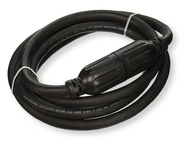 Generac 6327 Thirty-Amp, 10-Foot-Long Generator Power Cord, Rated for 30 Amps and 7500 Watts and 120 or 240 Volts; UPC 696471063271 (GENERAC6327 GENERAC-6327 GENERAC-63-27  GENERAC 63 27 GENERAC 6327  GENERAC/6327)