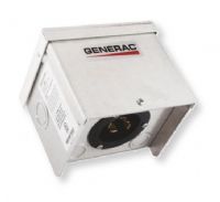 Generac 6343 30-Amp 125 or 250-Volt Raintight Aluminum Power Inlet Box ; UPC 696471063431 (GENERAC6343 GENERAC-6343 GENERAC-63-43  GENERAC 63 43 GENERAC 6343  GENERAC/6343) 