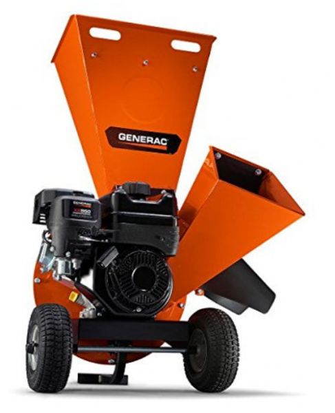 Generac G384173, 3-Inch Gas Powered Chipper Shredder, 50 State and CSA Compliant, Black and Orange; UPC 696471000719 (GENERACG384173 GENERAC-G384173 GENERAC G384173 GENERAC-G-384173 GENERAC G 384173 GENERAC/G384173)