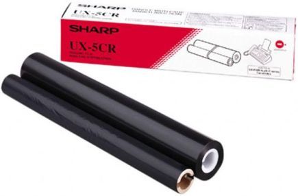 Sharp UX-5CR Generic Fax film refill rolls for use in Sharp UXP-100, UXP-200, UXA-255 fax machines (UX5CR UX 5CR UX-5CR)