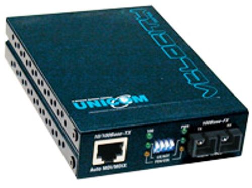 Unicom GEP-5400TF-C Tri-Speed Gigabit Converter, External power adapter 9V DC/700mA (min.), 0C to 45C (GEP5400TFC GEP-5400TFC GEP5400TF-C GEP-5400TF GEP5400TF)