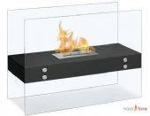 Moda Flame GF201500BK Avila Contemporary Indoor Outdoor Ethanol Fireplace in Black; 1 x 1.5 Liter Dual Layer Burner made of 430 Stainless Steel; BTU: 6,000; Flame 12 - 14" High; Burn Time: Approximately 6-8 Hours; Indoor or outdoor safe; Includes: Fireplace, Ethanol Burner Insert (1.5 Liter), Damper Tool; 1 year warranty; Assembled Dimensions 31.49W x 23.6H x 12.2D Inches / 80W x 60H x 31D cm; Product Weight 41.8 lbs / 19 kg; UPC 799928942669 (GF201500BK GF201500-BK GF-201500BK) 