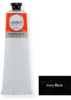 Gamblin GF2360 FastMatte Alkyd Oil Paint, 150 ml Ivory Black; FastMatte colors give painters a palette of alkyd oil colors; Thin layers will be touch-dry and ready to be painted over in 24 hours; Ideal for underpainting, for plein air, and for any painter whose materials do not keep up with the pace of their painting; UPC 729911223604 (GF-2360 G-F2360 GF2360 GF23-60 GF236-0 GAMBLIN-GF2360) 