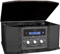 Teac GF-550USB Turntable/Cassette/CD Recorder and Radio, Black; 3-speed Turntable (33-1/3, 45, 78rpm); Auto Return; 3.5W + 3.5W Output Power; Supports CD-R/RW Recording (Phono to CD, Tape to CD, Tuner to CD, AUX to CD); Drawer-type CD Recorder; Auto/Manual Track Increment; Rec Level Control and Rec Level Indicator; UPC 043774027644 (GF550USB GF 550USB GF-550-USB GF-550 USB) 