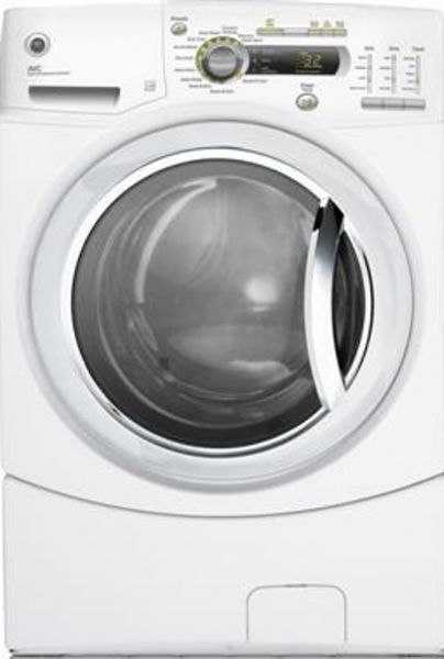 GE General Electric GFWH2400LWW Front-Load Washer with 4.1 cu. ft. Capacity, 27