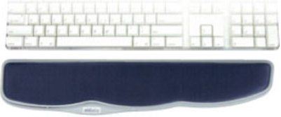 Aidata GL007 Gel Keyboard Wrist Rest with Plastic Base, Non skid base holds pad firmly in place, Gel filled with lycra surface conforms to wrists and palms, Ergonomic design, Size 460 x 95 x 32mm / 18