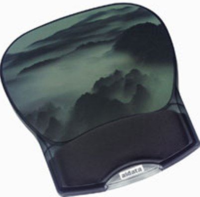 Aidata GL012M Deluxe Gel Mouse Pad Wrist Rest, Smoke Mountain, Soft cushion gel and silky smooth wrist rest provides computing comfort, Colored micro-structured surface or polyester surface for precise tracking, Non-skid backing keeps pad in place, Size 254 x 217 x 30 mm (10˝ x 8.55˝ x 1.18˝) (GL-012M GL 012M GL012-M GL012)