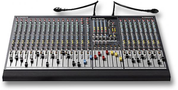 Allen And Heath GL2400-24 Mixing Console 24-Input, 4-Buss Live Sound Reinforcement Analog; 24 channel frames; LR and M main outputs; 4 Audio groups with pan control; 6 Auxiliary sends with per-channel pre/post fader switching; 2 stereo channels, each with mic and dual stereo line inputs; 74 Matrix; UPC 6938122232471 (ALLENANDHEATHGL240024 ALLENANDHEATH GL240024 ALLEN AND HEATH GL2400 24 ALLENANDHEATH-GL240024 ALLEN-AND-HEATH GL2400-24)