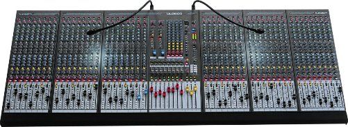 Allen & Heath GL2800-824 Large Format Dual-Function Live Sound Mixer, 24 channel frames, LR and M mix buses, 8 Audio groups with pan and routing to LR and M, 10 Auxes including a dedicated stereo send, 2 multifunction stereo channels each with mic and stereo line inputs, 2 dual stereos provide an extra 4 summed or independent stereo returns (GL2800824 GL2800 824 GL-2800 GL 2800)