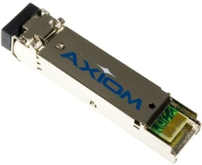 Axiom Memory GLC-LH-SM-AX Model GLC-LH-SM Cisco Mini-GBIC 1000BASE-LX/LH SFP Transceiver Module, Plug-in module, Max Transfer Distance 6.2 miles, Optical Wave Length 1300 nm, Compliant Standards IEEE 802.3z, Data Transfer Rate 1 Gbps, Equivalent to Cisco GLC-LH-SM=, 100% Guaranteed Compatibility (GLCLHSM= GLCLHSM GLCLHSMAX)