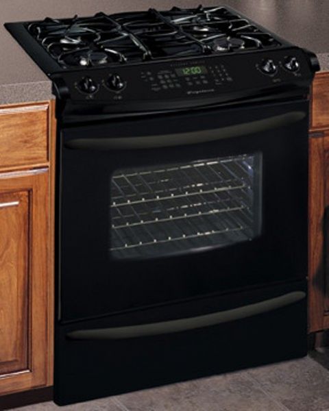 Frigidaire GLCS389FB Slide-in Dual Fuel Range, Black, EasySet 510 Electronic Oven Control with Key Pad Entry and Integrated Warmer Drawer Control, Full-Surface, 3-Piece Cast Iron Grates & Caps, 4.2 Cu. Ft. Electric Self-Cleaning Oven with Auto-Latch Safety Lock (GLC-S389FB GLCS389 GLCS389F)