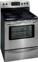 Frigidaire GLEFZ384HC Free-Standing 30-Inch Electric Range Smoothtop Range, Stainless Steel, 5.4 Cu. Ft. Maxx Capacity Self-Cleaning Oven with Auto-Latch Safety Lock, Smudge-Resistant EasyCare Genuine Stainless Steel, 3,500W Bake / 3,600W Broil, Advanced Bake Plus Cooking System (GLE-FZ384HC GLEF-Z384HC GLEFZ384H GLEFZ384) 