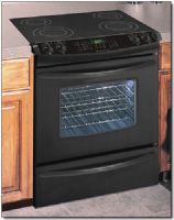 Frigidaire GLES389FB Slide-in 30" Electric Range, Black, 4.2 Cu. Ft. Electric Self-Cleaning Oven with Auto-Latch Safety Lock, 3,400W Bake / 2,750W Broil, Convection Roasting Rack, Self-Cleaning System with Speed Clean and Maxx Clean (GLE-S389FB GLES-389FB GLES389 GLES389) 