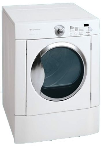 Frigidaire GLGQ2152ES Gas Gallery Dryer 5.8 Cu.Ft. Super Capacity Drum, 7 Auto Dry Cycles, 4 Dryness Level Selections, 90 Minute Timed Dry; Auto Shrink Guard Option; 5 Temperature Options High Heat, Medium Heat, Medium Low Heat (GLGQ2152ES GLGQ-2152ES GLGQ2152E GLGQ2152 GLGQ-2152)