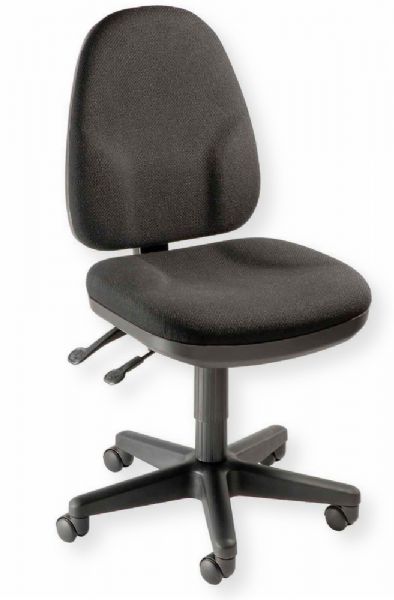 Global Industrial 252261BK Interion Series Task Chair, Black; 19
