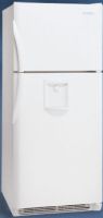 Frigidaire GLRT218WDZ 20.6 Cu. Ft. Top Freezer Refrigerator with Water Through-the-Door Dispenser & 4 Half-Width Glass Shelves: Black (GLRT 218WDZ GLRT-218WDZ 218WDZ) 