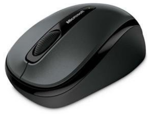 Microsoft GMF-00010 Hardware Wireless Mobile Mouse 3500; PC Compatibility; Battery indicator, Microsoft BlueTrack Technology, On/off power switch, Rubber side grips; 2.4 GHz Interface; 33 ft Max Operating Distance; Optical Movement Detection; 1000 dpi Movement Resolution; Right and left-handed Orientation; USB wireless receiver; Compatible with Windows 7; AA type Form Factor; 3.7 in Depth; 2.2 in Width; UPC 885370051841 (GMF00010 GMF-00010)