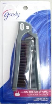 Goody 08524 So Fresh Folding Brush/Comb, Maintain your look on the go, Perfect size for purse,pocket or tote bag, Measures approx. 8.25