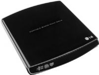 LG GP10NB20 Super-Multi Portable DVD Rewriter, Black, Ultra Portable External Drive, External - Connects via USB 2.0, Max. 8X DVD+/-R Write Speed, Max. 24X CD Write Speed, Supports Double Layer DVD+R, Dual Layer-R Discs 8.5GB, 1.5MB Buffer Memory with Embedded Buffer Under-Run Prevention, Supports Power Saving mode and Sleep Mode (GP-10NB20 GP 10NB20 GP10-NB20 GP10 NB20) 