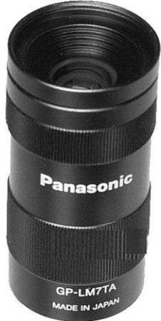 Panasonic GP-LM7TA Wide Angle Lens for Micro Head Cameras, Work with GP-KS1000 GP-KS1000E GP-KS162HD GP-KS162HDE GP-KS822H GP-KS822HE GP-KS822CU GP-KS822CUE and GP-KS822CU/15, 7.5 mm wide angle lens for micro head cameras, Field of view equal to 50.2 degrees horizontal and 36.7 degrees vertical (GPLM7TA GP LM7TA GP-LM7 GP-LM7T GPLM7)