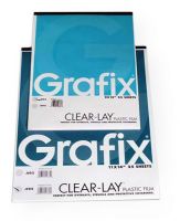 Grafix 6302-5 Clear-Lay 9" x 12" x .005" Vinyl Film; A clear vinyl film designed for overlays, color separations, and layouts; Archival quality, no plasticizers, and is acid-free; 9" x 12" x .005" thick; 25-sheet pad; Shipping Weight 1.00 lb; Shipping Dimensions 12.00 x 9.00 x 0.5 in; UPC 088354218609 (GRAFIX63025 GRAFIX-63025 CLEAR-LAY-6302-5 GRAFIX/63025 OVERLAYS) 