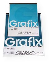Grafix 6302-6 Clear-Lay 11" x 14" x .005" Vinyl Film; A clear vinyl film designed for overlays, color separations, and layouts; Archival quality, no plasticizers, and is acid-free; 11" x 14" x .005" thick; 25-sheet pad; Shipping Weight 1.31 lb; Shipping Dimensions 12.00 x 9.00 x 0.5 in; UPC 088354218654 (GRAFIX63026 GRAFIX-63026 CLEAR-LAY-6302-6 GRAFIX/6302/6 FILM OVERLAYS) 
