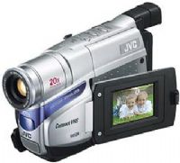 JVC GR-AXM18 Remanufactured Compact VHS-C Camcorder, 1/6" CCD, 20x Optical Zoom, 800x Digital Zoom, 2.5" LCD Screen, Electronic Image Stabilizer, Digital Time Base Corrector (GRAXM18 GR AXM18 GR-AXM1) 