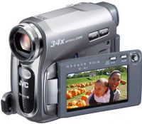 JVC GR-D770 High-Band Digital Mini DV Camcorder, Color Viewfinder and 2.7 inches Widescreen LCD Screen, 1/6-inch, 680k pixel CCD, 34x Optical Zoom/800x Digital Zoom, 2.7 inches Wide LCD, Color Viewfinder, DV In/Out, Memory Card Slot for SD/MMC, Powerful Optical, Zoom, 16:9 Wide Mode-High Quality, Digital Still Function (GRD770 GR D770 GR-D770-US GR-D770US) 