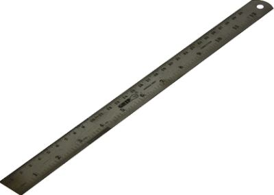 GRIP On Tools 54105 Stainless Steel Ruler, 12