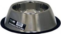 GRIP On Tools 54280 Stainless Steel Pet Bowl, 32 oz. capacity, Great water or food bowl, UPC 097257542803 (GRIP54280 GRIP-54280 54-280 542-80)   