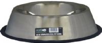 GRIP On Tools 54284 Stainless Steel Pet Bowl, 96 oz. capacity; Designed for everyday use by any pet; Will not stain, rust, crack or discolor; Chewproof, odor-free and easy to clean; Dishwasher safe; UPC 097257542841 (GRIP54284 GRIP-54284 54-284 542-84)   