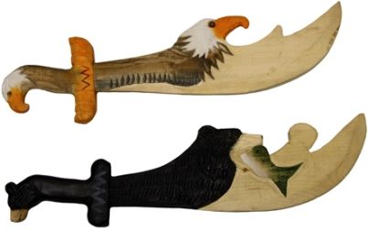 GRIP On Tools 78250 Wood Sword Assortment, Can be used as decoration or as a childrens toy, 23 inches long, Hand carved wood, UPC 097257782506 (GRIP78250 GRIP-78250 78-250 782-50) 