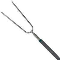 GRIP On Tools 78395 Telescopic Camping Fork, Provides a cleanable and safe way to cook a wide range of foods over a camp fire without burning clothes or hands, Great for hiking, camping or fishing trips, Made of stainless steel, Resists rust and corrosion, Double dipped rubber grip handle, Extends from 11"~34", UPC 097257783954 (GRIP78395 GRIP-78395 78-395 783-95)  
