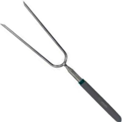 GRIP On Tools 78395 Telescopic Camping Fork, Provides a cleanable and safe way to cook a wide range of foods over a camp fire without burning clothes or hands, Great for hiking, camping or fishing trips, Made of stainless steel, Resists rust and corrosion, Double dipped rubber grip handle, Extends from 11