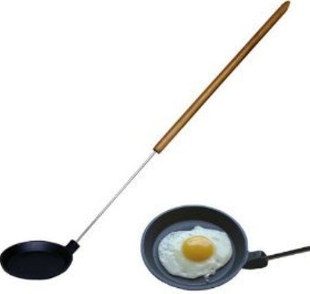 Campfire Egg in a Ladle