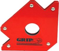 GRIP On Tools 85100 Large Arrow Magnetic Welding Holder; 50 lbs Weight Capacity; Strong, powerful magnet encased in durable steel; Excellent for holding pipe and metal in up right positions; Use for welding, solding, and assembly; UPC 097257851004 (GRIP85100 GRIP-85100 85-100 851-00)   