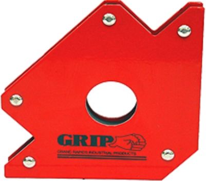 GRIP On Tools 85100 Large Arrow Magnetic Welding Holder; 50 lbs Weight Capacity; Strong, powerful magnet encased in durable steel; Excellent for holding pipe and metal in up right positions; Use for welding, solding, and assembly; UPC 097257851004 (GRIP85100 GRIP-85100 85-100 851-00)  