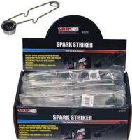 GRIP On Tools 85250 Welding Spark Striker, Use for safety igniting welding torches, Single mat torch lighther with cup sharped shield that traps gas and ensures ignition, Cylindrical file delivers a spark on demand, UPC 097257852506 (GRIP85250 GRIP-85250 85-250 852-50)   