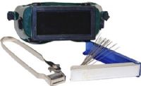 GRIP On Tools 85270 Three Piece Welding Tool Kit, Designed to keep you safe while welding, All convenient accesories in one handy kit, Includes Goggles, Tip Cleaner and Striker, UPC 097257852704 (GRIP85270 GRIP-85270 85-270 852-70)   