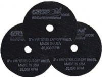 GRIP On Tools 86032 One Hundred Piece USA 3" x 1-32" Cut Off Wheel, 25000 RPM, Made in USA, UPC 097257860327 (GRIP86032 GRIP-86032 86-032 860-32)   