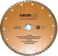 GRIP On Tools 86247 Turbo 7-1/4" Diamond Blade, 8600 Max. RPM, UPC 097257862475 (GRIP86247 GRIP-86247 86-247 862-47)   
