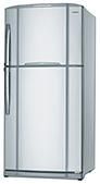 Toshiba GR-M55SD Top Mount Refrigerator, 21 CFT, Hybrid Plasma dedorizer, Easy ice twister (GRM55SD GR M55SD) 