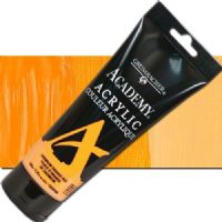 Grumbacher C025P200 Academy, Acrylic Paint 200ml Cadmium Orange Hue; Smooth, rich paint made from finely ground pigments can be thinned with water or thickened with mediums for different effects; Plastic tube; Grumbacher Academy Acrylics are highly pigmented, resulting in superior tinting strength at a single student price; UPC 014173376138 (GRUMBACHERC025P200 GRUMBACHER C025P200 ALVIN GBC025P200 200ML 00605-4542 ACRYLIC CADMIUM ORANGE HUE) 